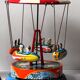 Vintage mechanical toy 'jw /germany western'/carousel