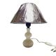 Art Deco alabaster bedside lamp, Belgium, 1950s