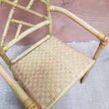 60s bamboo armchair