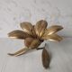 Brass ashtray fleur de lys with petals