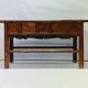 table console en bois ancien