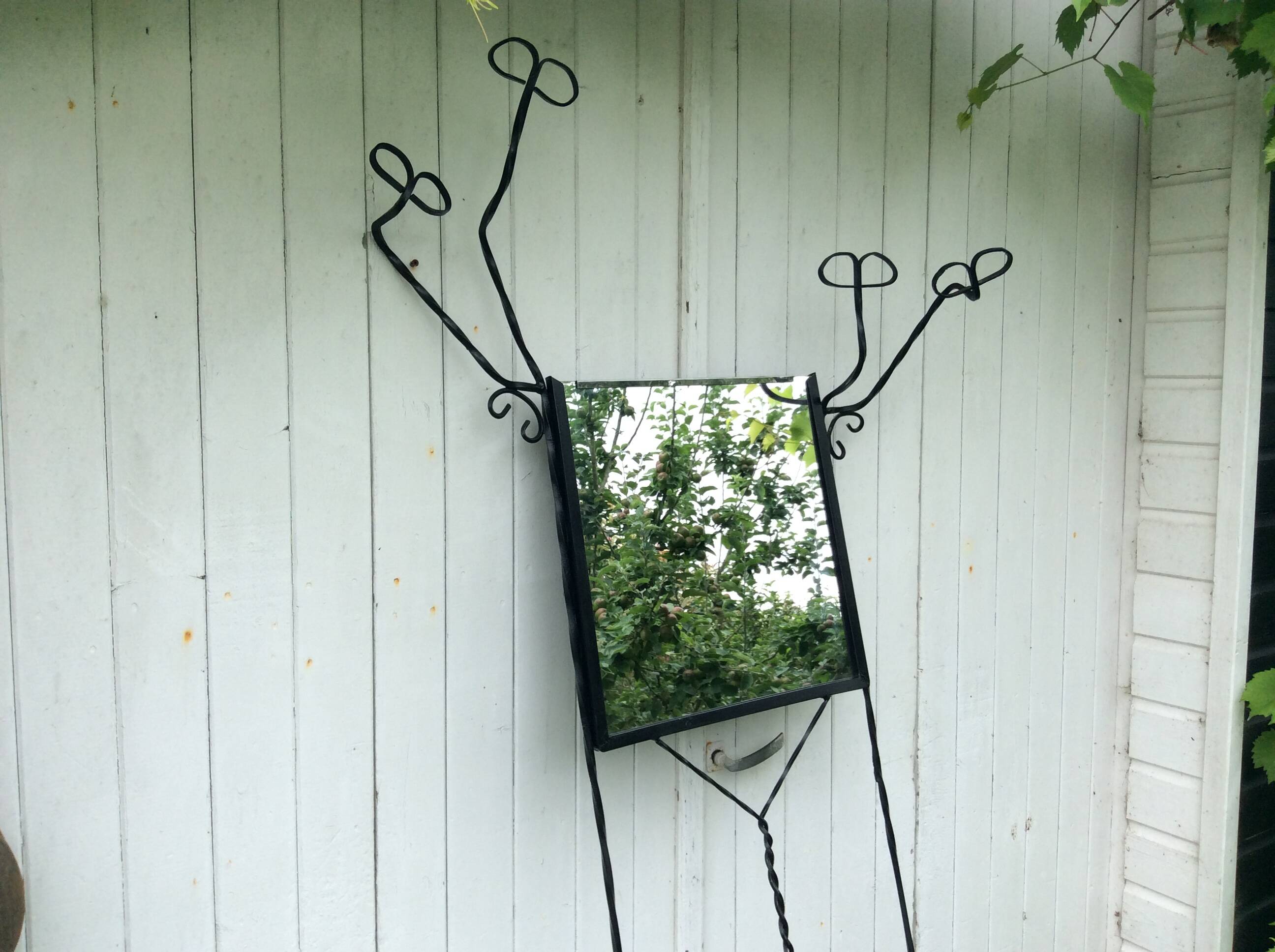 Wrought iron entrance hall