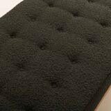 Danish teak daybed in thick boucle fabric, 1960s