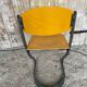 Antique Chair SOUVIGNET Model ELODIE Grey Metal & Wood Made In France