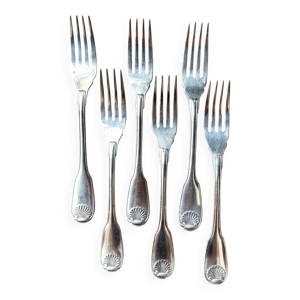 6 fourchettes à poisson