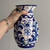 Hand painted ceramic vase