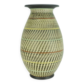 duemler & breiden 1950's mid century VASE floorvase model 32/35 sgraffito