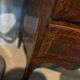 Louis XV marquetry commode, curved.