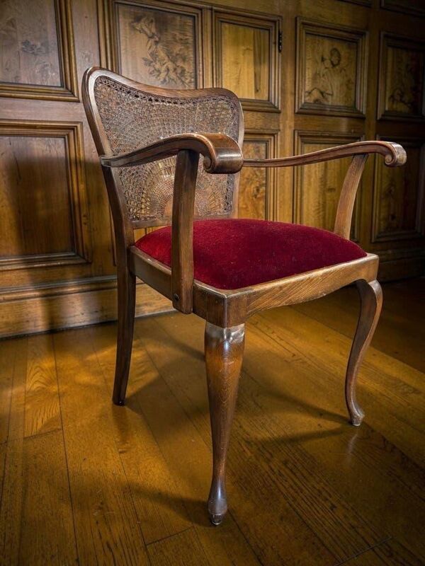 Fauteuil vintage en bois / une place / fauteuil lounge baroque