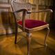 Fauteuil vintage en bois / une place / fauteuil lounge baroque