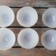 Batch of less opaline bowls