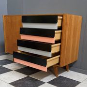 Pink Jiri Jiroutek U458 sideboard 1960s for Interier Praha