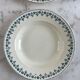 Set of 2 deep plates, ironstone LG Barreau.
