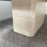 70s travertine coffee table