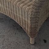 Vintage rattan lounge
