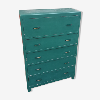 Vintage chest of drawers 4 drawers 1 valve