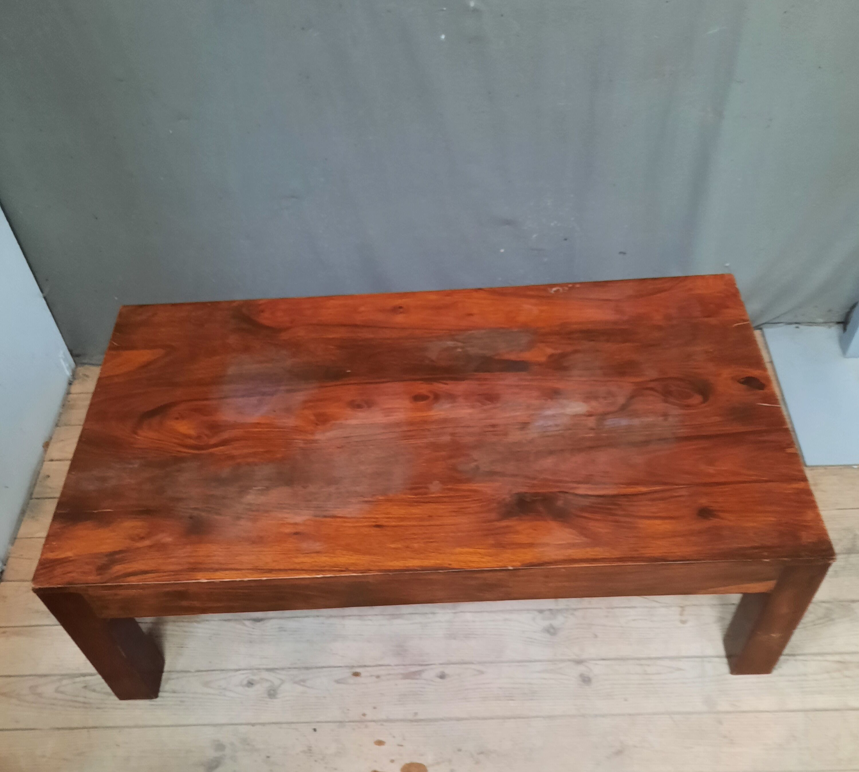 Coffee table in exotic wood