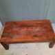 Coffee table in exotic wood
