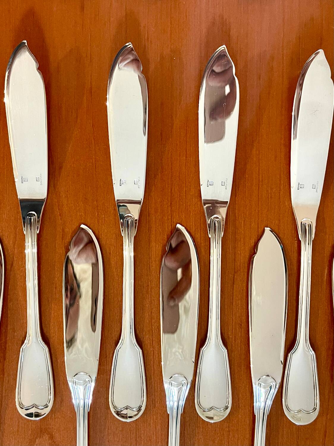 Christofle Chinon, fish cutlery, serving cutlery