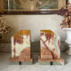 Pair of Art Deco marble and onyx bookends