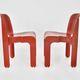 Model 4867 chairs by Joe Colombo for Kartell, 1970S, set of 2
