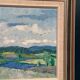 Original Swedish Oil on Canvas Landscape by Evald Hedenström (1909-1997) - Signed - Vintage Framed