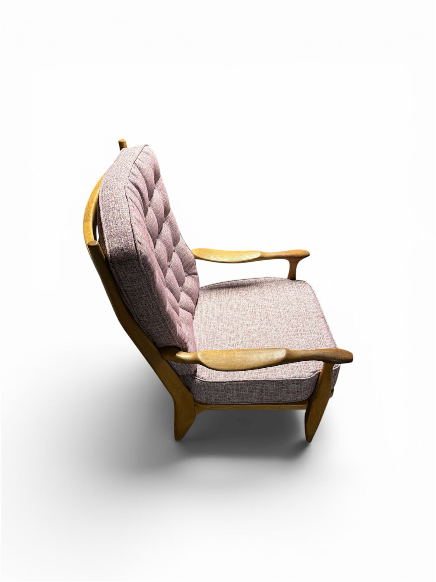 "Edouard" armchair in oak by Guillerme & Chambron for Your Home