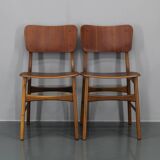 1960s Ib Kofod Larsen Set of 4 dining Chairs in Teak Finish, Denmark