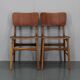 Ensemble de 4 chaises de salle à manger Ib Kofod Larsen des années 1960 en finition teck, Danemark