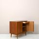 1960s teak cabinet with hinged doors