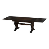 Axel Einar Hjorth, Birch dining table, Swedish Grace style, Bodafors, 1930s