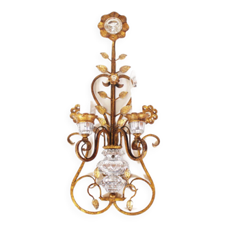 Crystal sconce by Banci Firenze