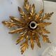 Florentine Gold Gilded Flushmount 1950’s