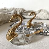 Salt and pepper shakers, 1960s swans