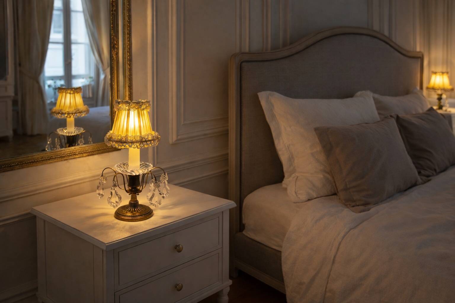 Paire de lampes classiques