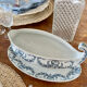 Luneville iron earth gravy dish
