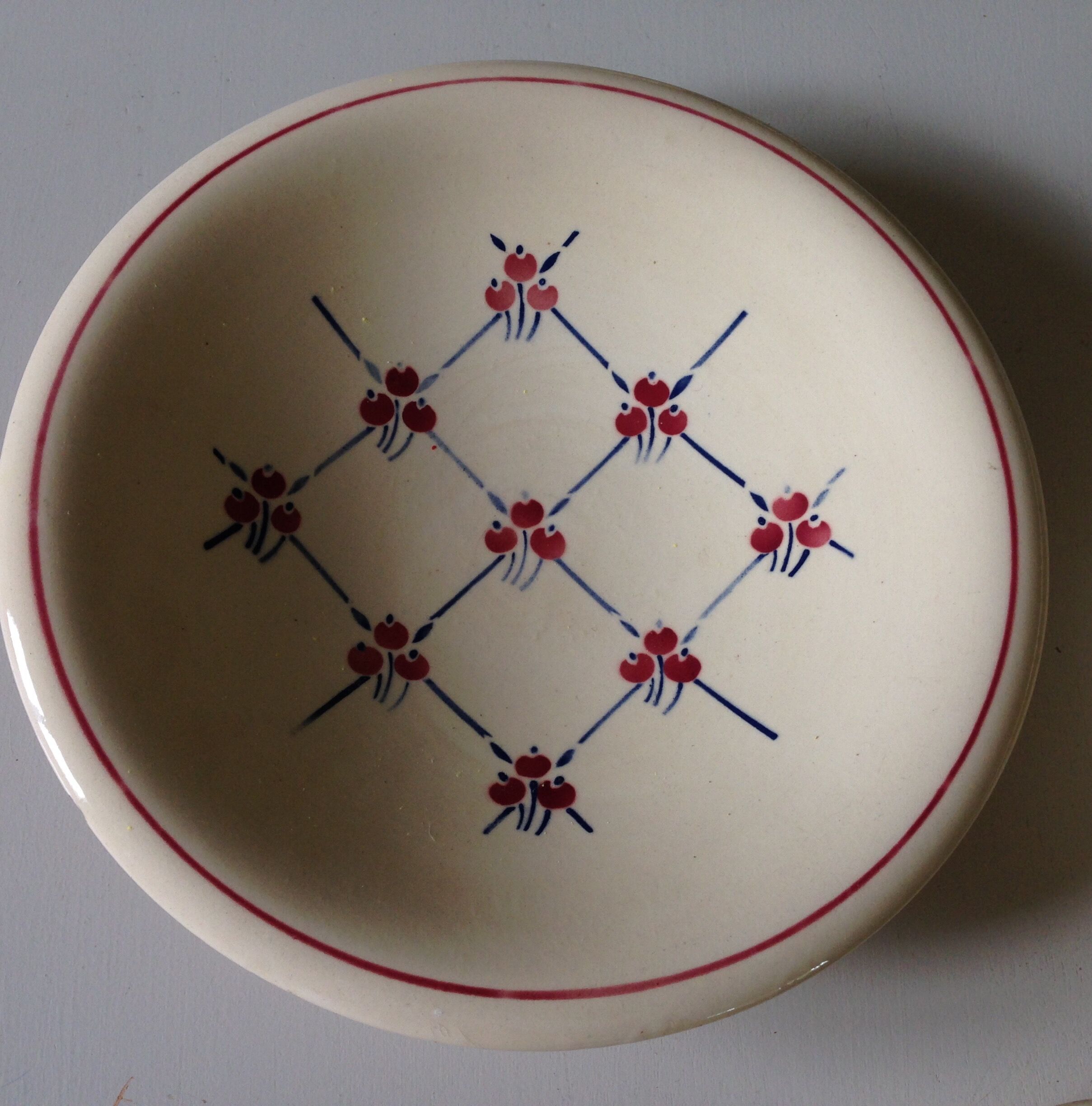 Dishes Badonviller model Normandy circa 1940