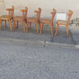 Set of 5 bistro chairs
