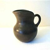 Black terracotta pitcher