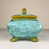 Vintage ceramic jewellery box by Maioliche d'Arte Cordivani for Ascoli Piceno, Italy, 1970s.