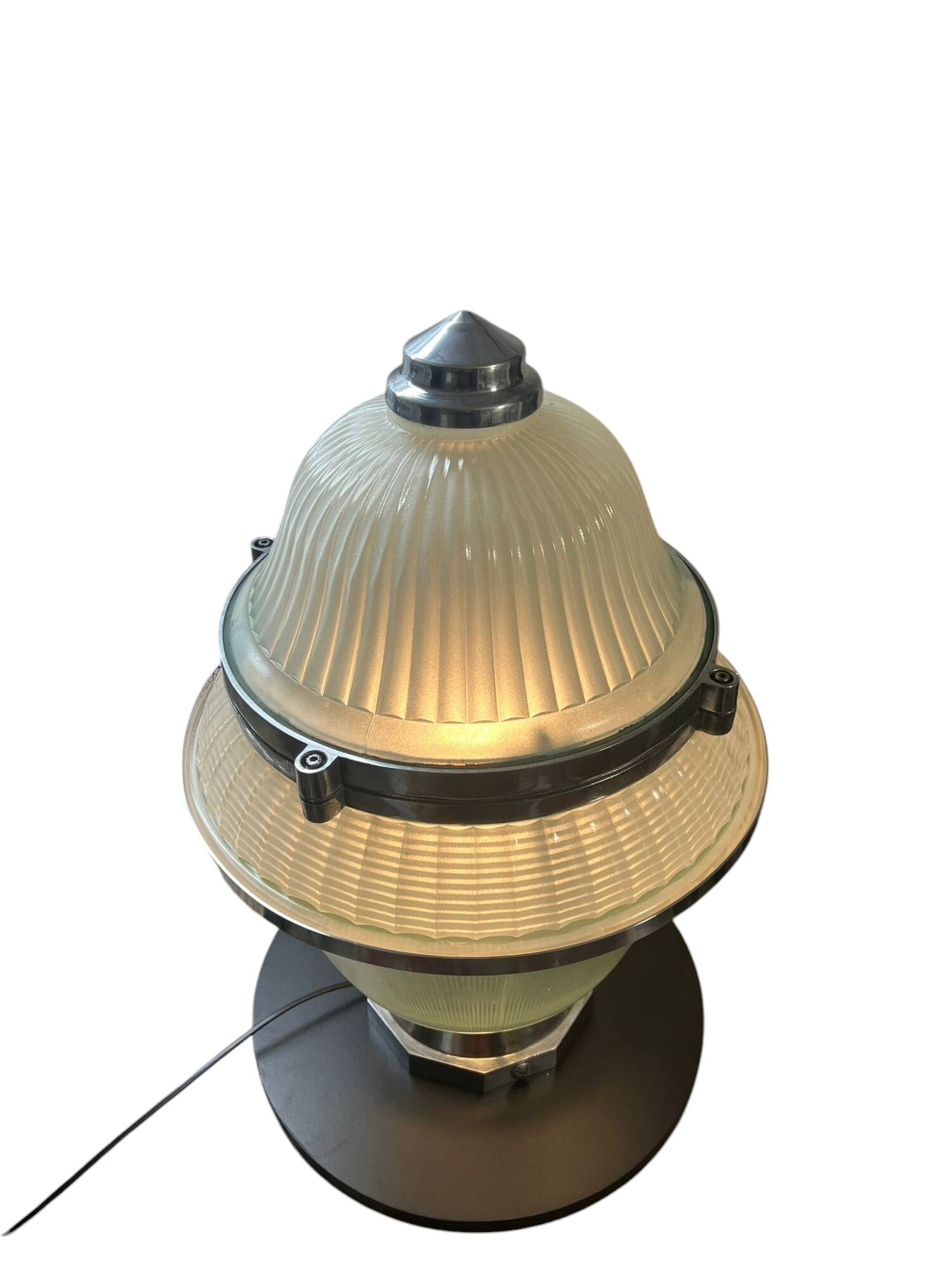 Lamp on Holophane Base