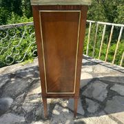 Chiffonnier /semainier en Acajou et loupe Époque XIX siècle
