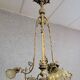 Grand lustre époque Napoléon III en bronze et laiton doré