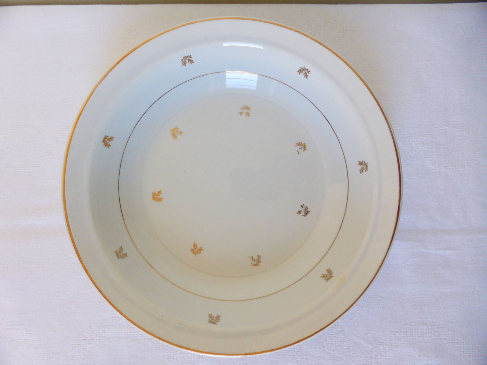 1 vintage round hollow dish from the Badonviller factory 2106105