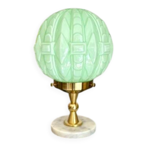 Lampe art déco avec - globe