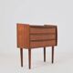 Danish teak chest of drawers with 3 drawers, 1960s