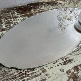 Oval beveled mirror 40 x 20.5 cm
