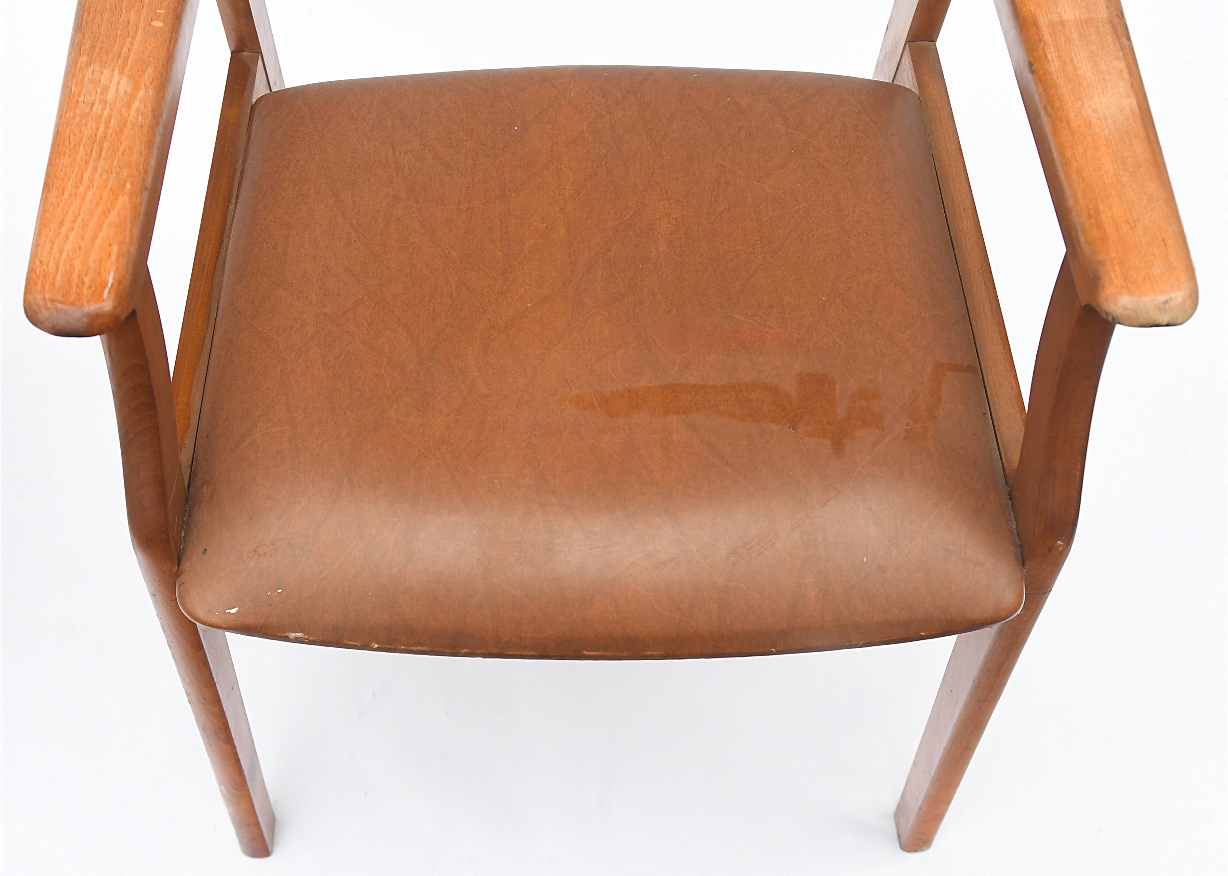 Pair of Danish-style armchairs