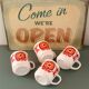 Set of 4 MOBIL mugs