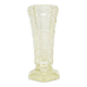 Miniature Art Deco vase, pressed glass, Czechoslovakia, 1930s